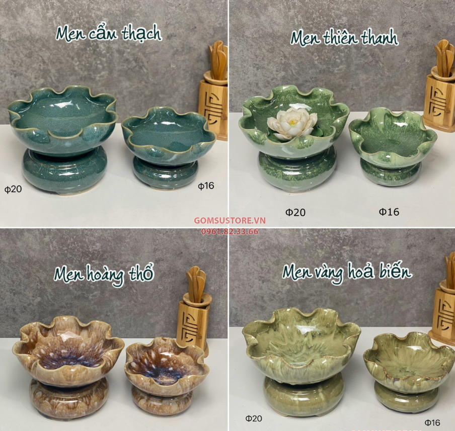 BÁT THẢ HOA ĐỂ TRƯỚC BAN THẦN TÀI
